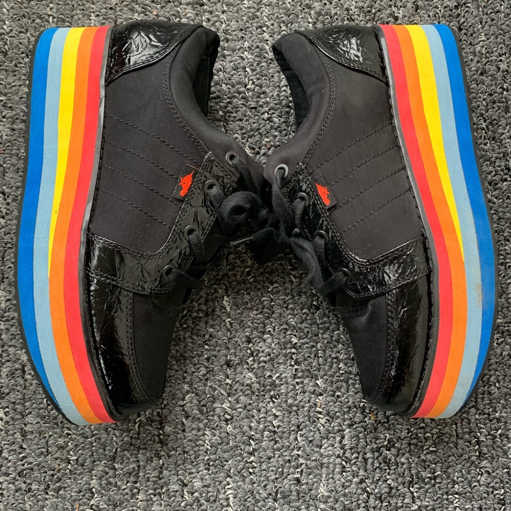 Platform Rainbow Rocket Dog Sneakers Size 7